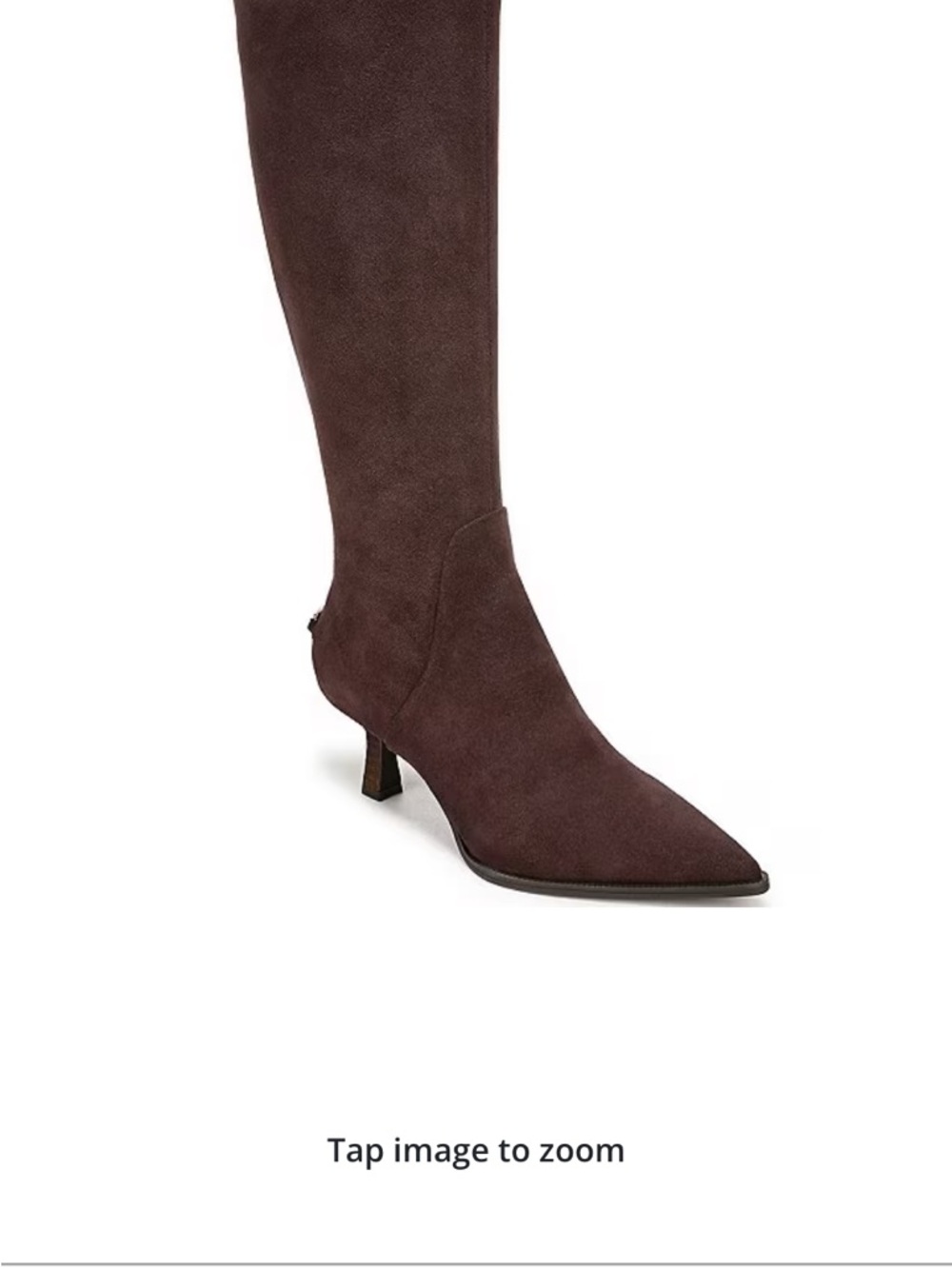 NEW Circus NY by Sam Edelman Yulia Tall Kitten Heel Suede Boots 9 Wide Calf - Picture 6 of 16